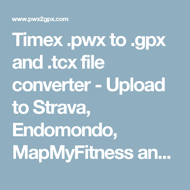 uploading gpx files to garmin